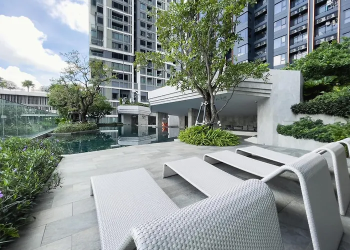 Near Bts - High-floor - Rooftop Pool - Sontana Apartment Bangkok