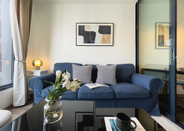 Apartment Near Bts - High-floor - Rooftop Pool - Sontana Bangkok